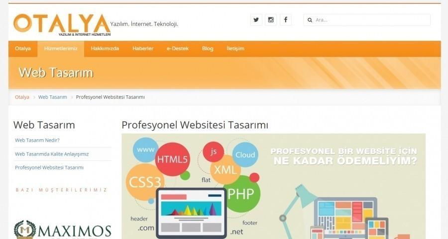 Ve Sonunda : "Otalya Yazılım & İnternet Hizmetleri"  Yayında!